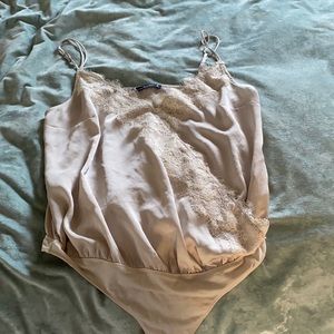 Abercrombie + Fitch Lace Cami Bodysuit